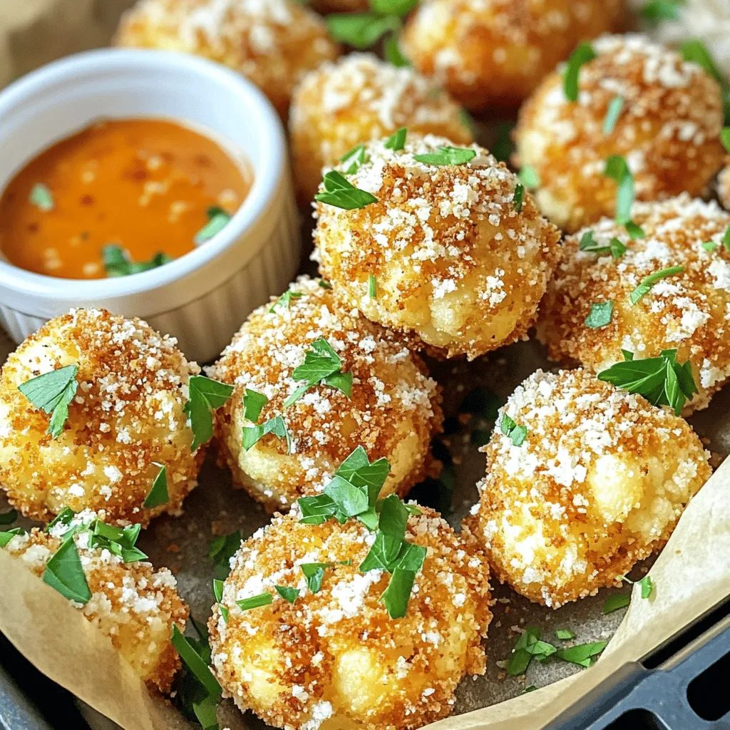 Air Fryer Cauliflower Bites Crunchy and Flavorful Snack