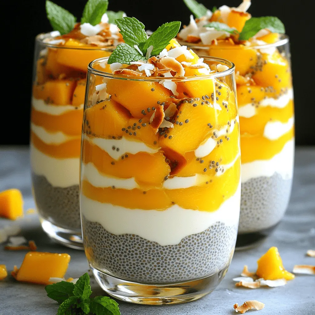 Mango Coconut Chia Pudding Refreshing and Simple Recipe