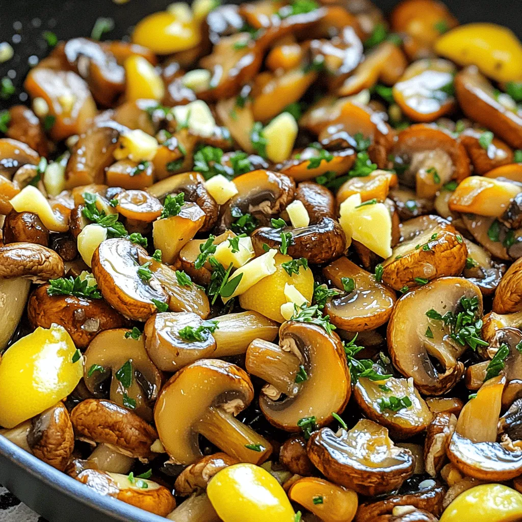 Garlic Butter Mushroom Skillet Simple and Tasty Meal