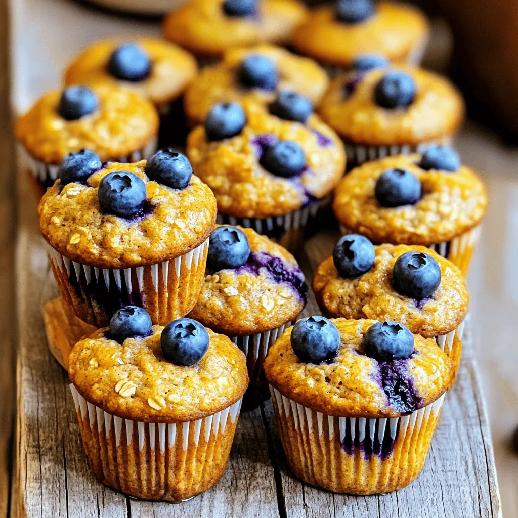 Healthy Blueberry Oat Muffins for Nutritious Snacking