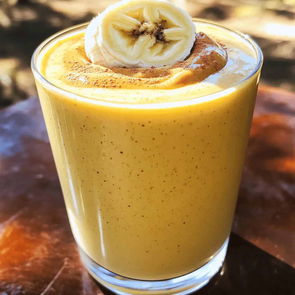 Peanut Butter Banana Smoothie Quick and Creamy Blend