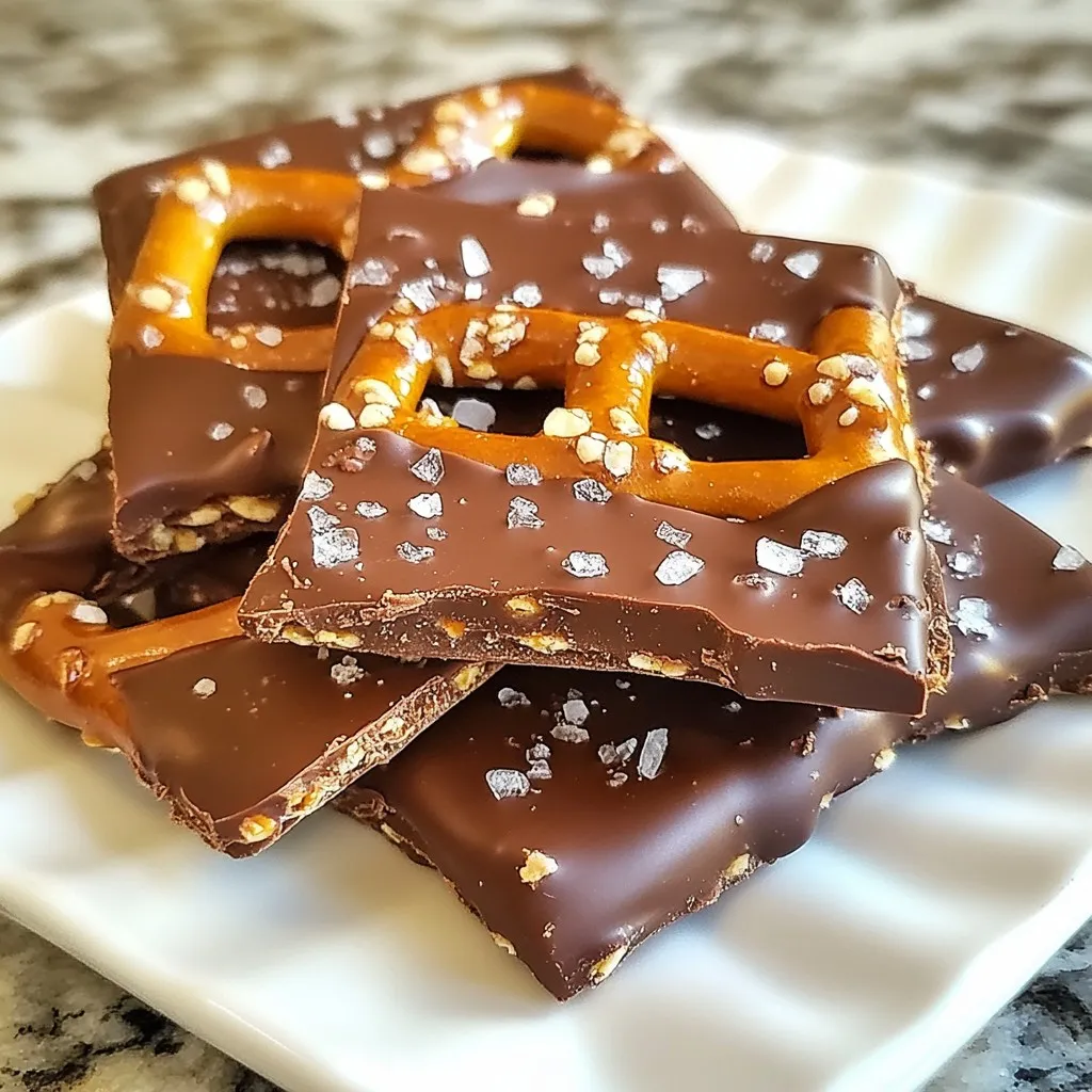Chocolate Caramel Pretzel Bark Irresistible Treat