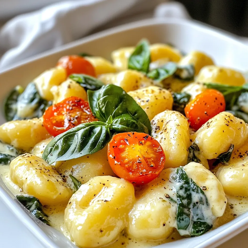 Creamy Tuscan Gnocchi Rich and Flavorful Delight