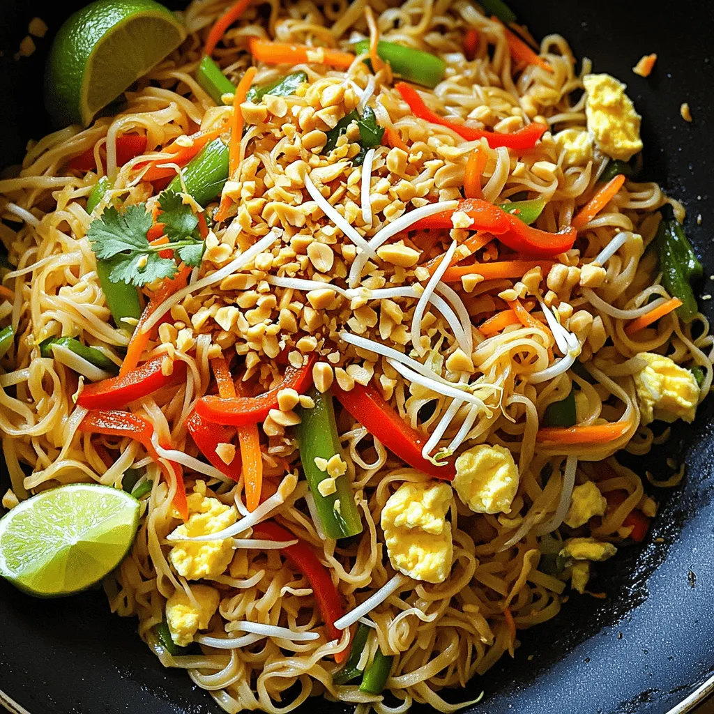 Easy Vegetable Pad Thai Quick and Tasty Recipe