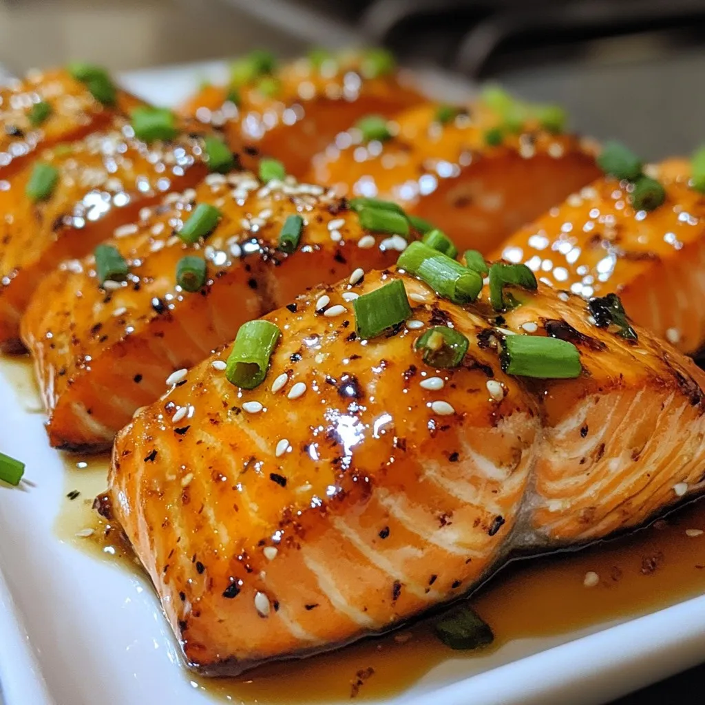 Honey Garlic Glazed Salmon Tasty and Easy Dish