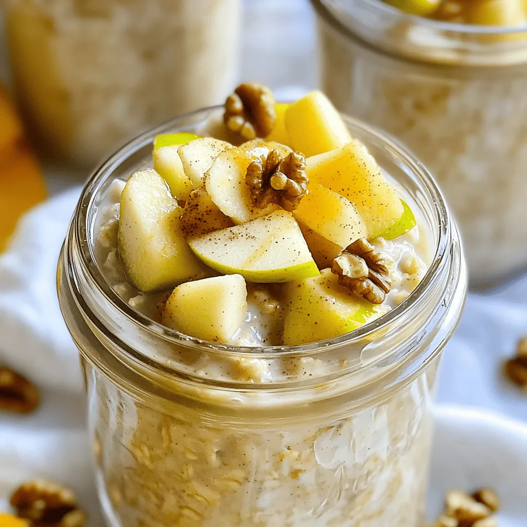 Apple Pie Overnight Oats Delicious and Simple Recipe