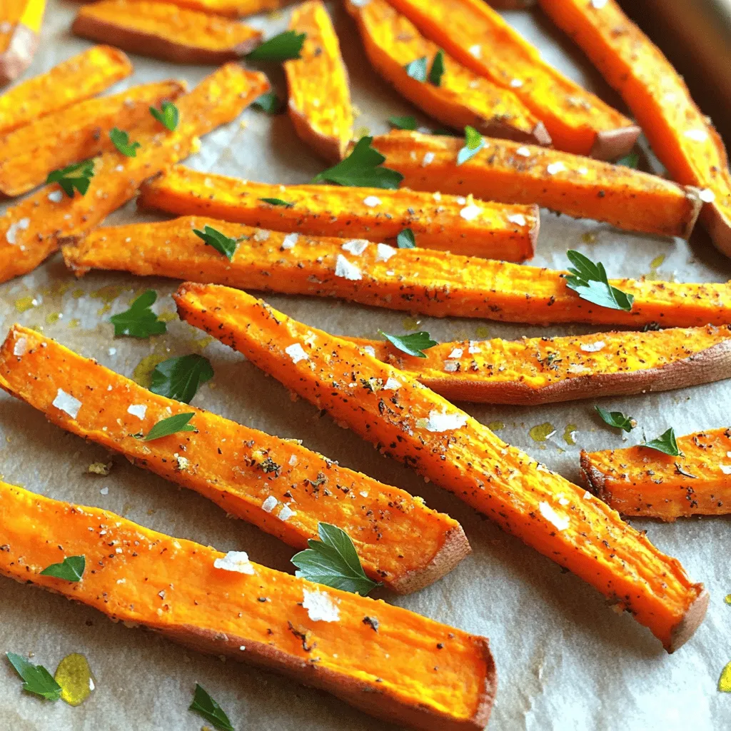 Roasted Garlic Herb Sweet Potato Fries Delightful Snack