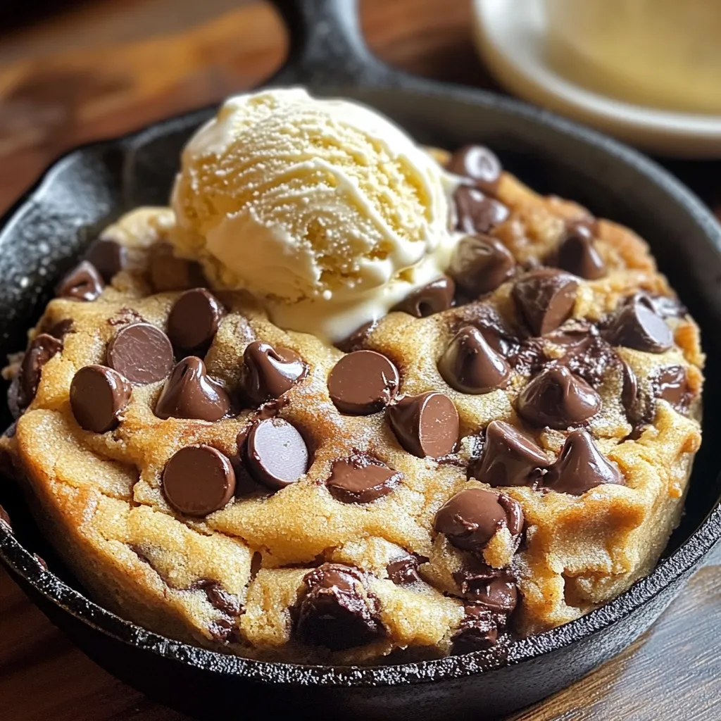 Vegan Chocolate Chip Cookie Skillet Delight Recipe
