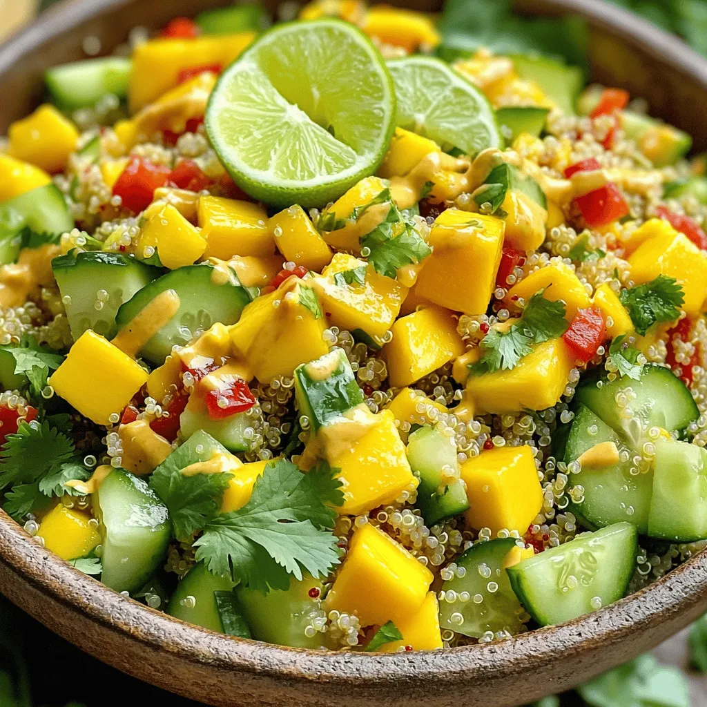 Spicy Mango Quinoa Salad Fresh and Easy Recipe