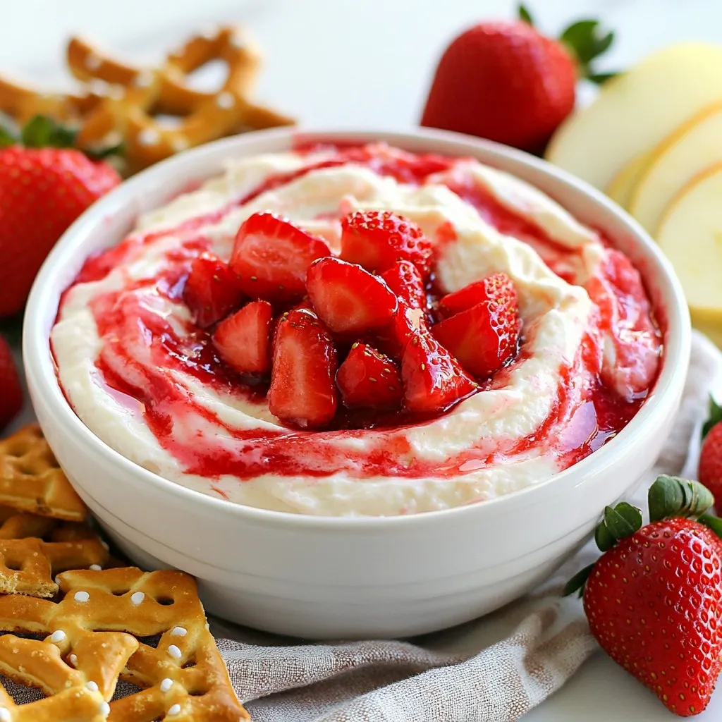 Strawberry Cheesecake Dip Simple and Tasty Recipe