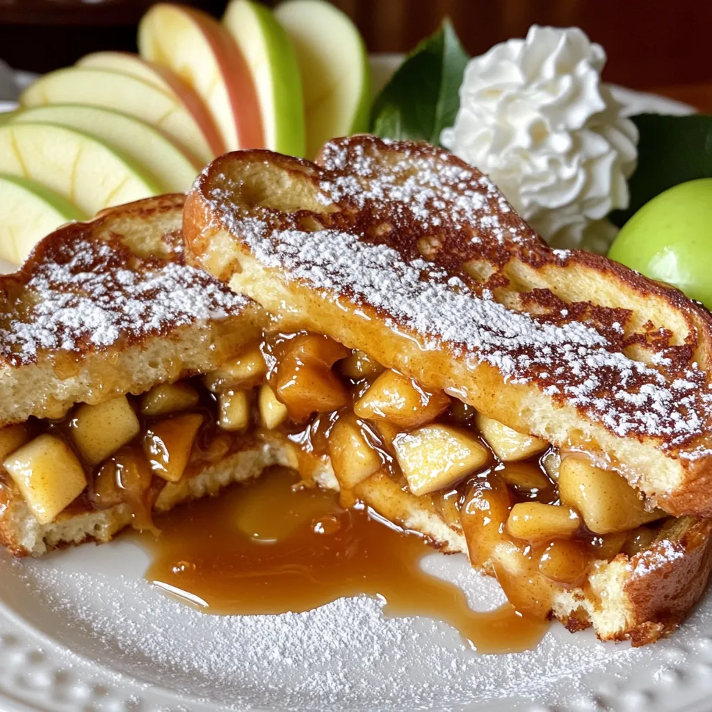Caramel Apple Stuffed French Toast Delightful Recipe