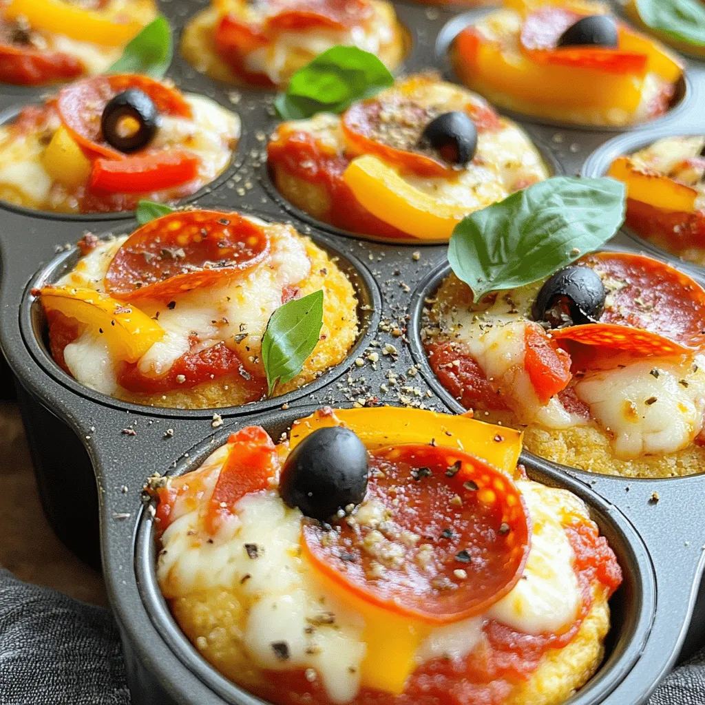 Mini Deep Dish Pizza Cupcakes Tasty and Fun Treats