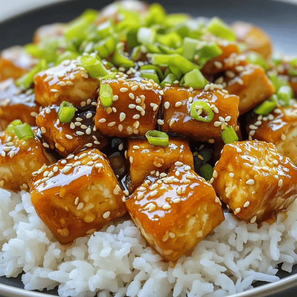 Crispy Honey Garlic Tofu Quick and Easy Recipe
