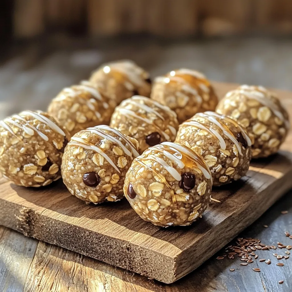 No-Bake Oatmeal Cookie Energy Balls Easy Snack Treat