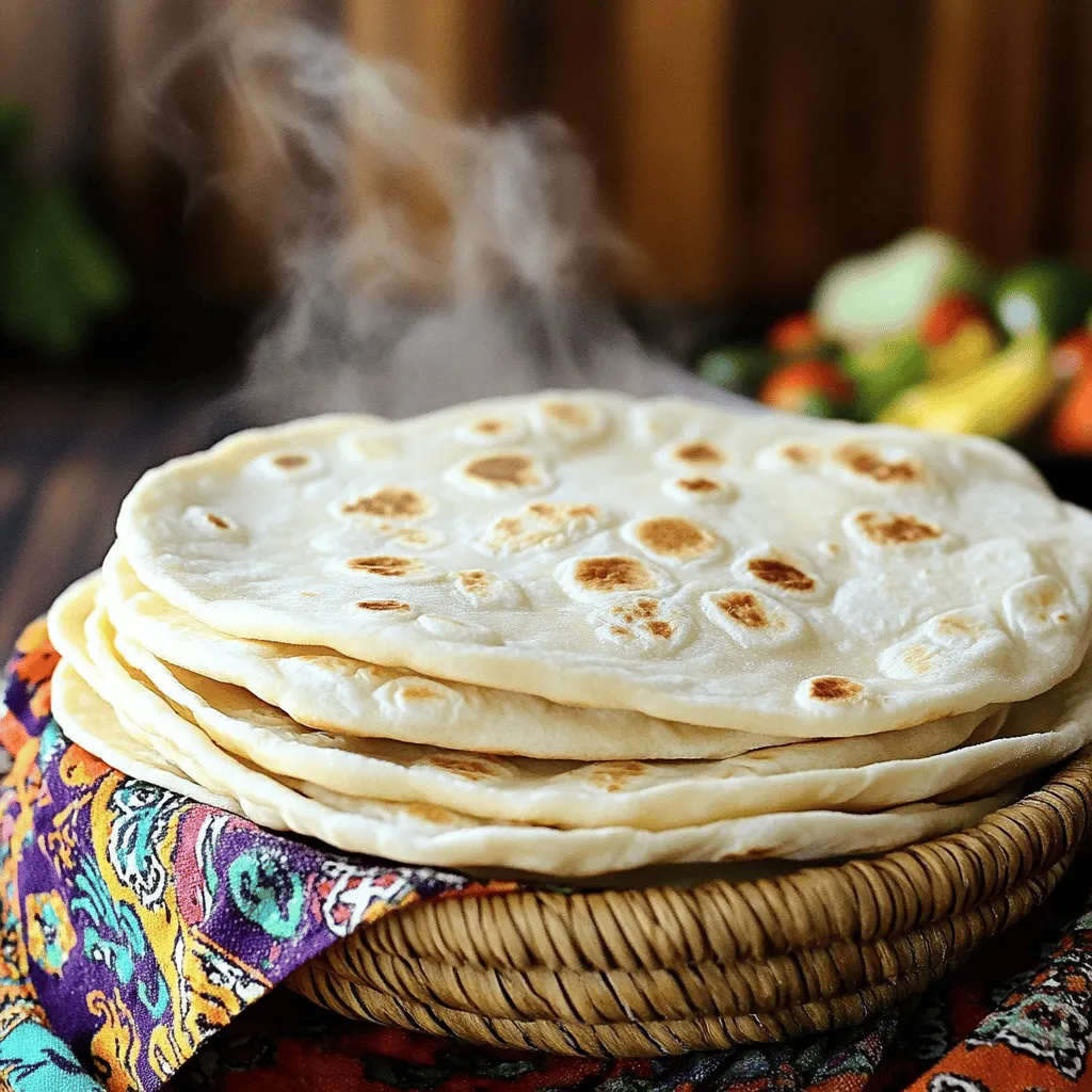 Homemade Soft Flour Tortillas Easy and Delicious Recipe