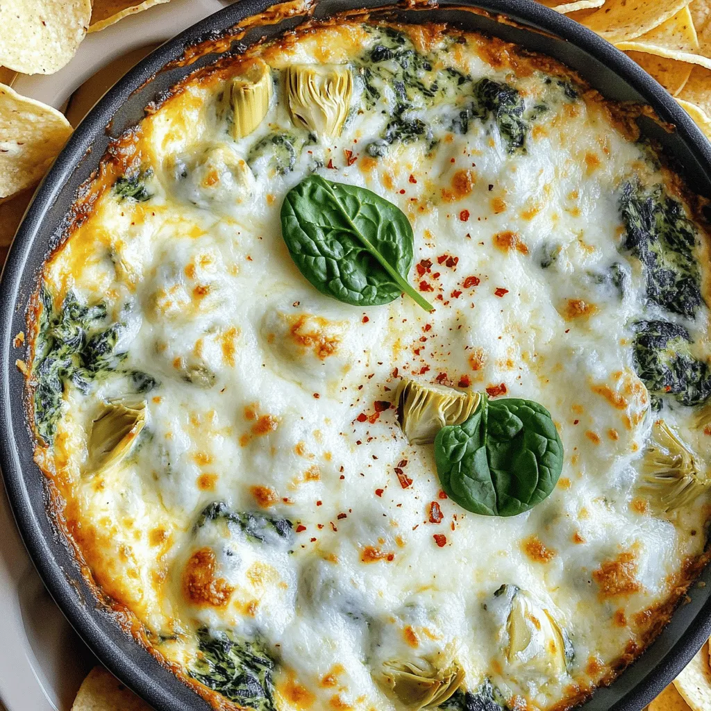 Creamy Spinach Artichoke Dip Skillet Irresistible Treat