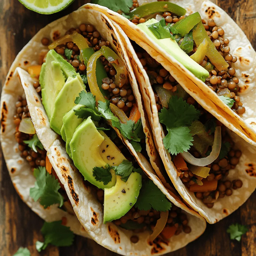 Vegan Lentil Tacos Flavorful and Nutritious Meal