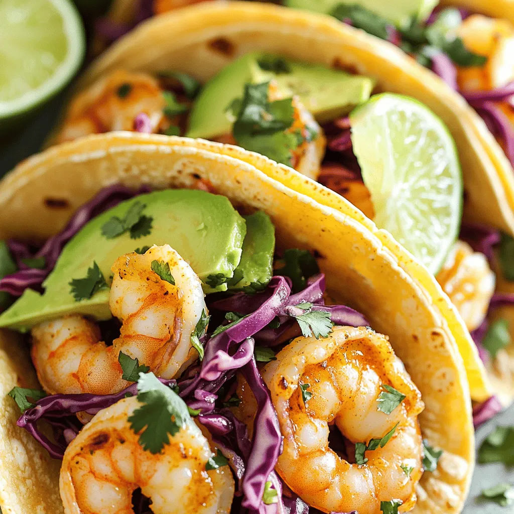 Spicy Garlic Shrimp Tacos Quick and Flavorful Dish
