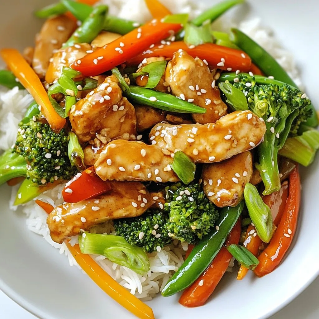 Honey Garlic Chicken Stir-Fry Flavorful Quick Meal