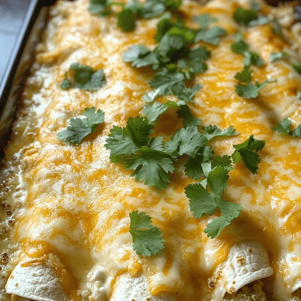 Chicken and Cheese Enchiladas Alfredo Bake Delight