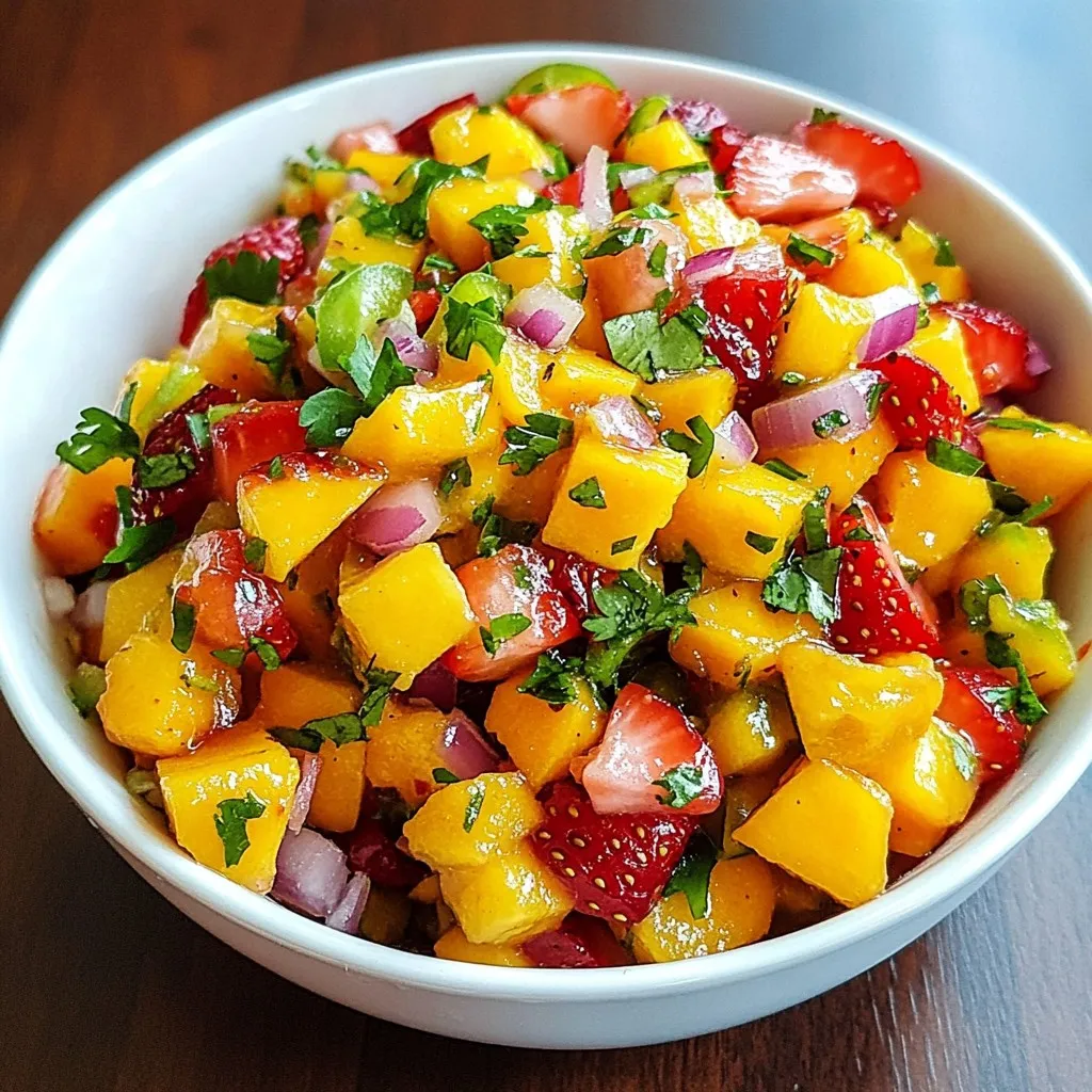 Mango Strawberry Salsa Fresh and Flavorful Delight
