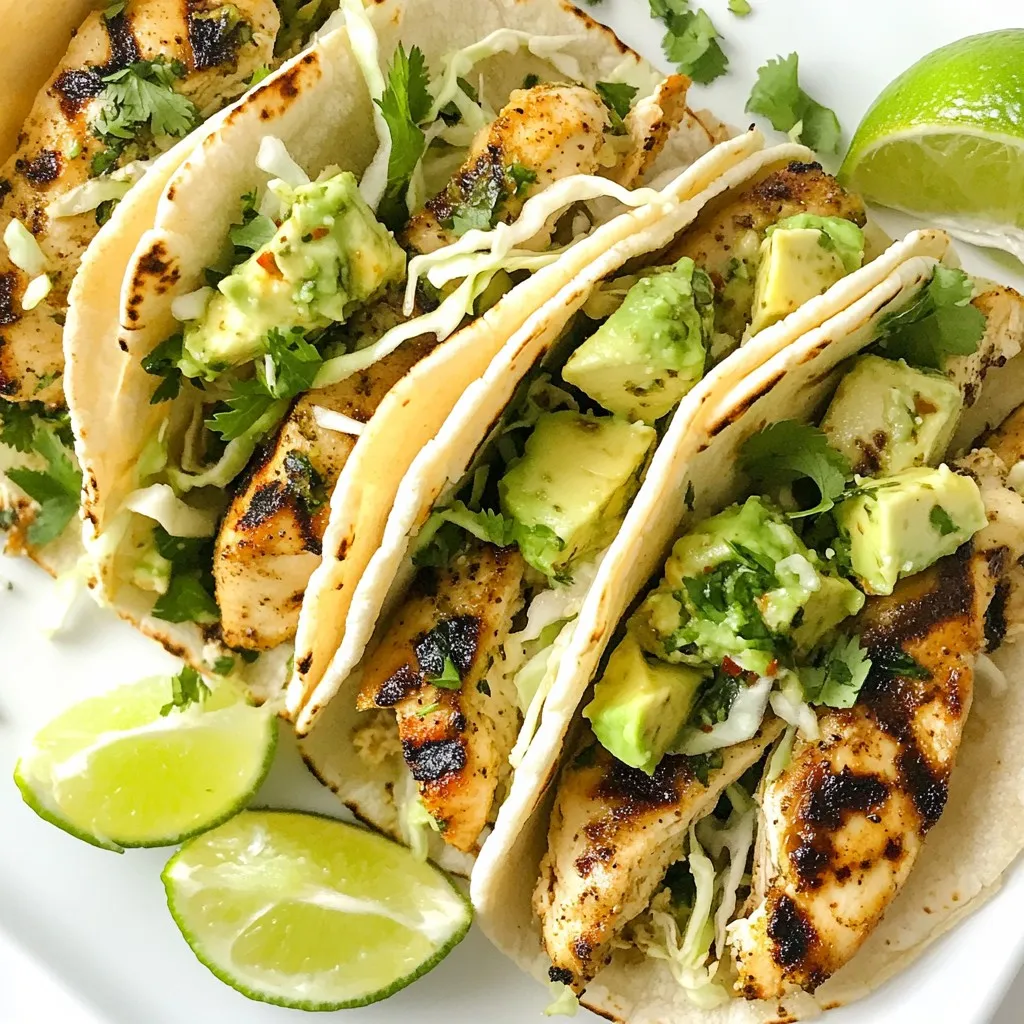 Coconut Lime Chicken Tacos Flavorful and Simple Meal