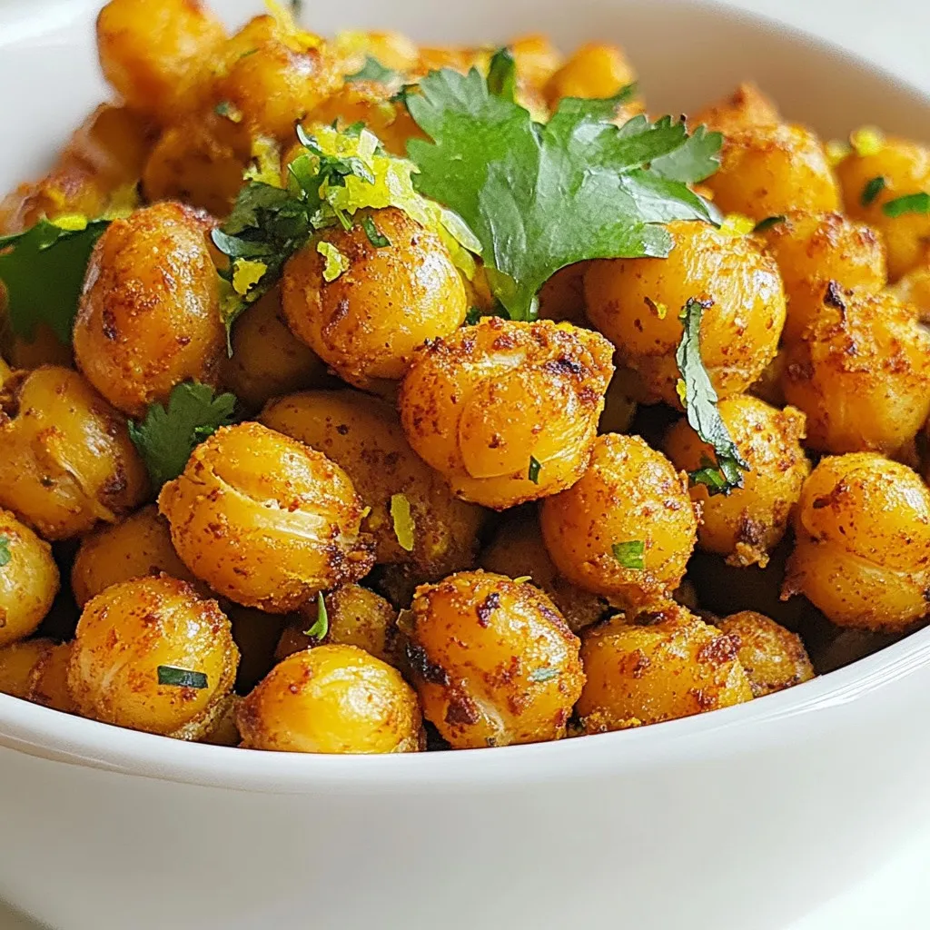 Chili Lime Roasted Chickpeas Crunchy Flavor Delight