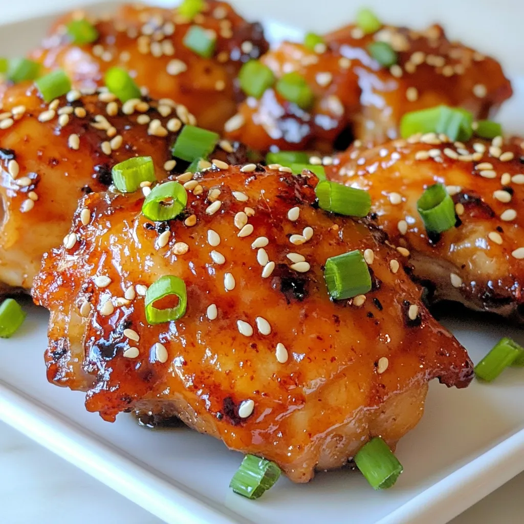Sweet and Sticky Korean Chicken Tasty Dinner Recipe