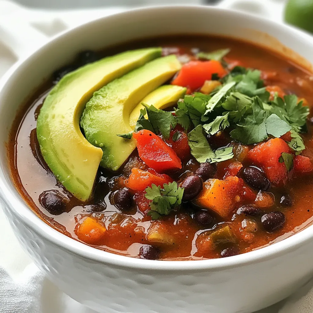 Spicy Black Bean Soup Flavorful and Easy Recipe