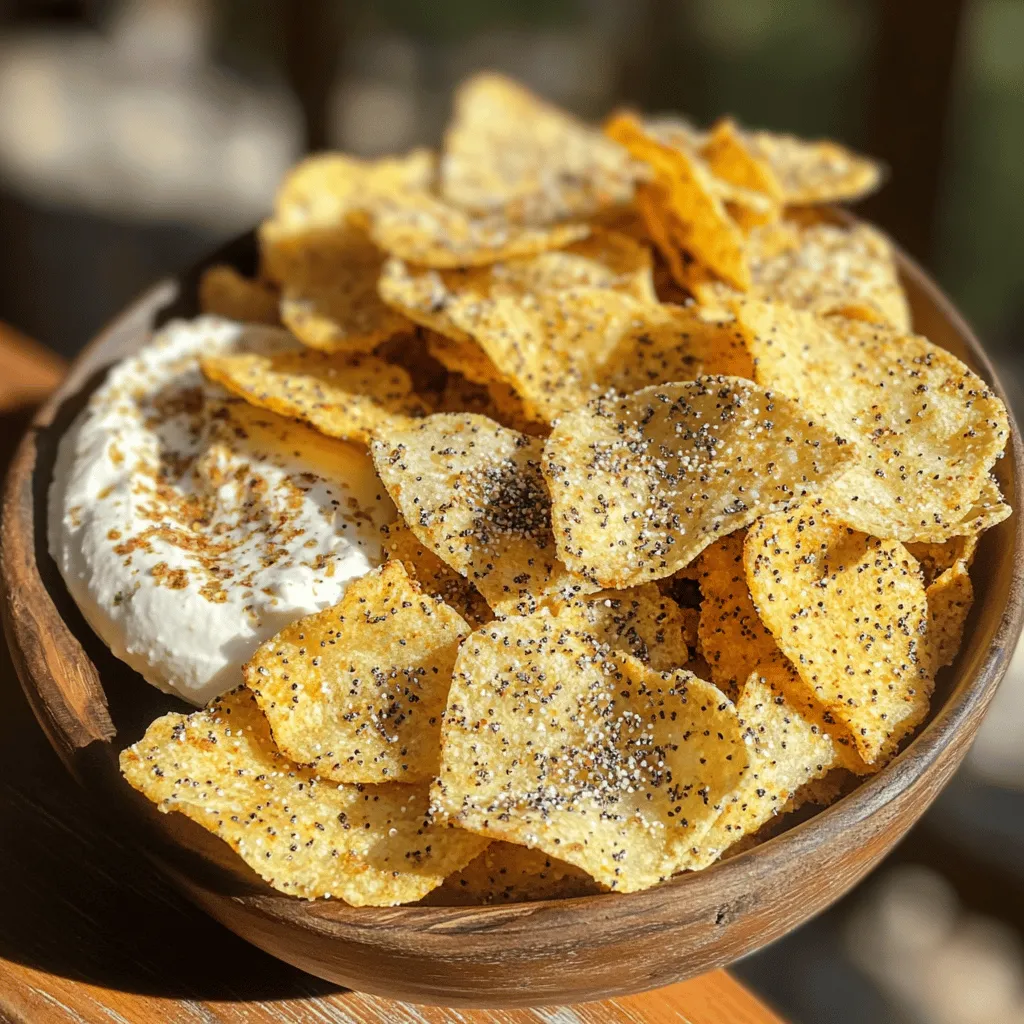Sourdough Everything Bagel Chips Crunchy Snack Delight