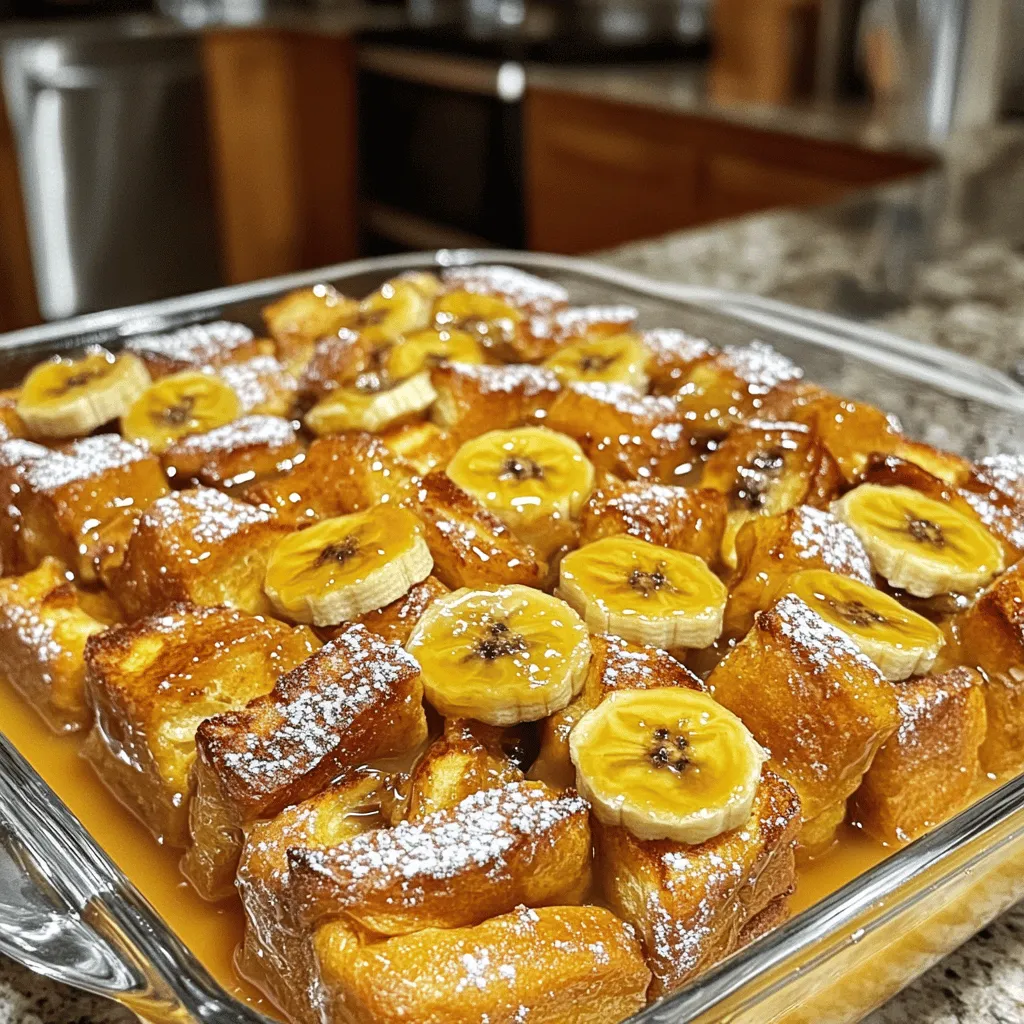 Caramelized Banana French Toast Bake Irresistible Treat