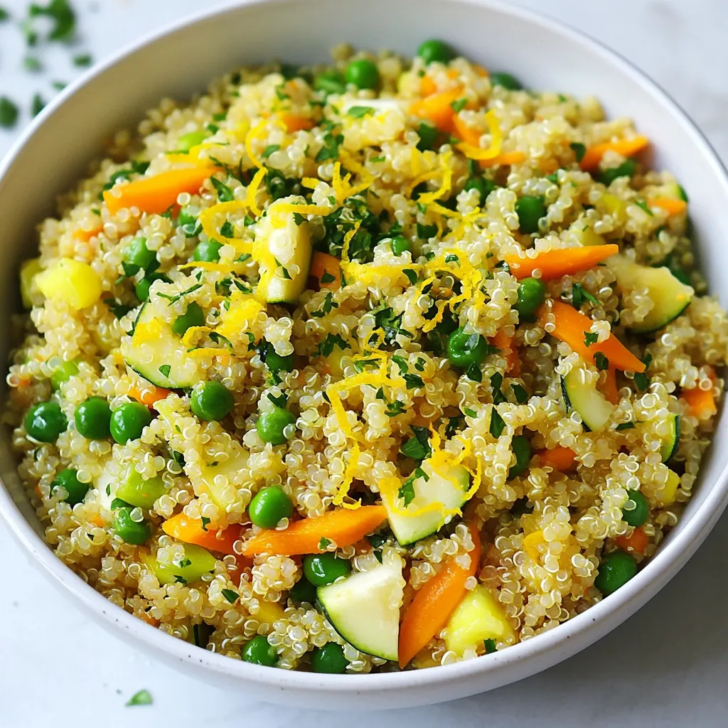 Lemon Herb Quinoa Pilaf Flavorful and Easy Recipe