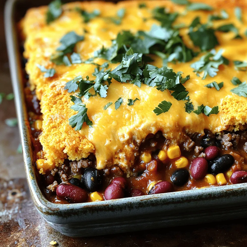 Cowboy Casserole with Cornbread Hearty Dinner Delight