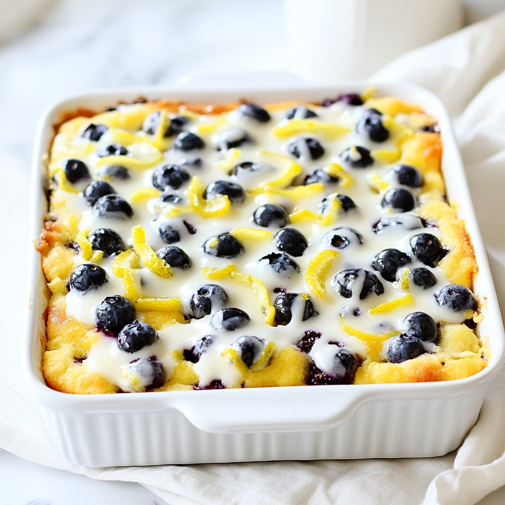 Lemon Blueberry Dump Cake Easy and Tasty Delight
