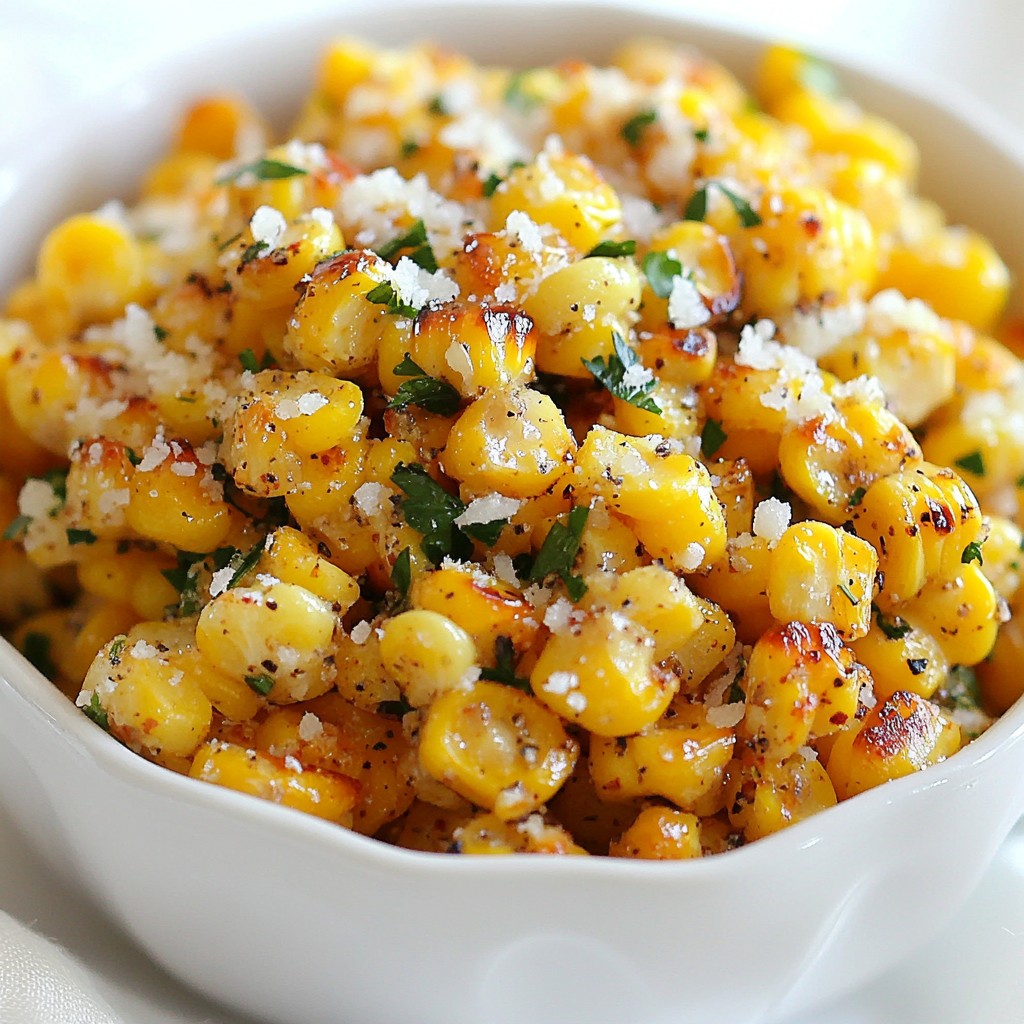 Crispy Air Fryer Herb Garlic Sweet Corn Delight