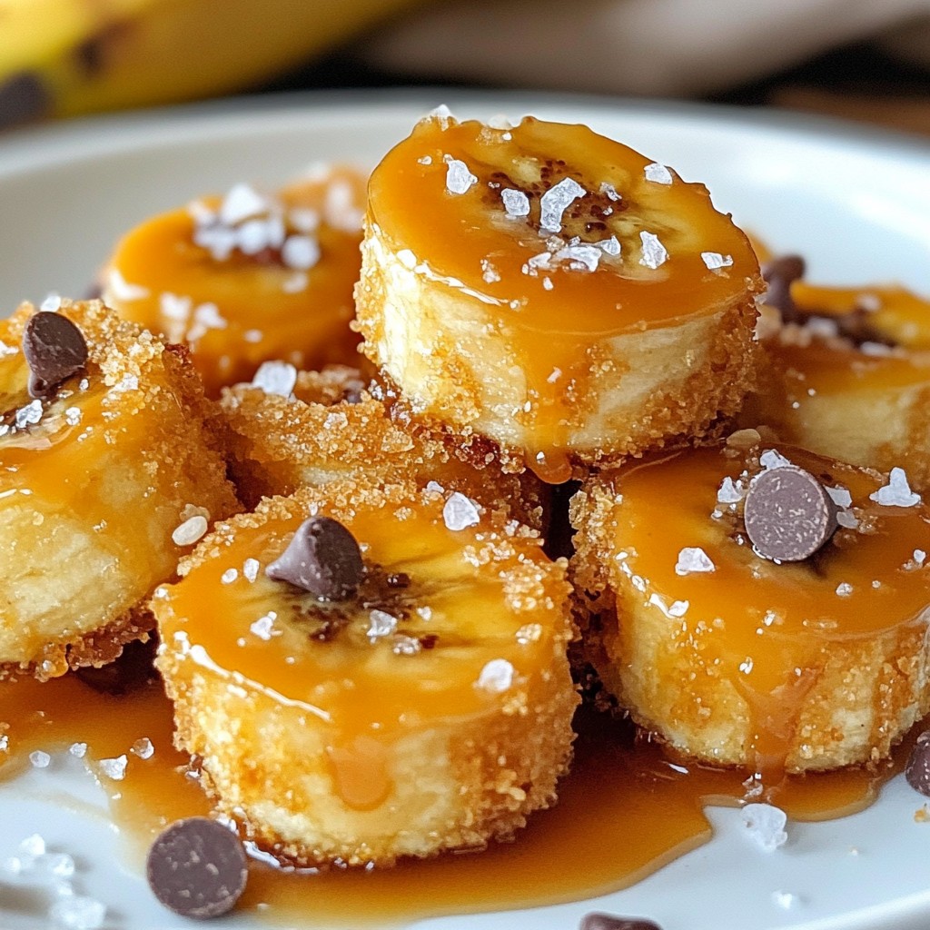 Delicious Air Fryer Salted Caramel Banana Bites Recipe