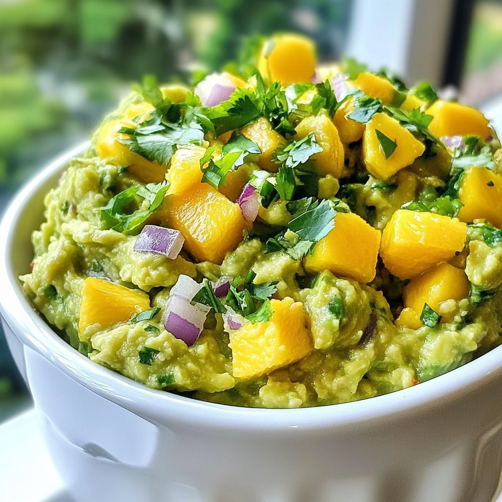 Spicy Mango Guacamole Flavor-Packed Dip Recipe