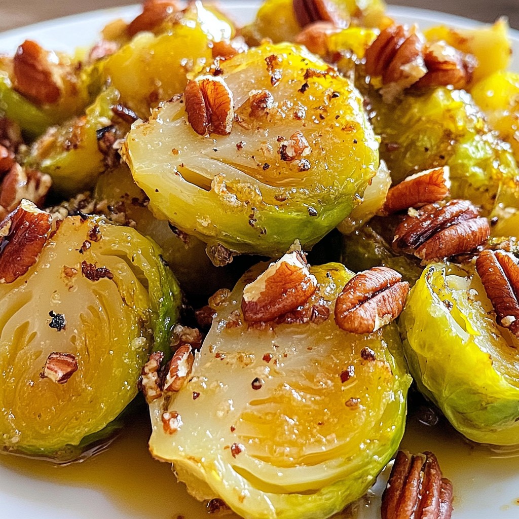 Honey Mustard Brussels Sprouts Savory Roasted Delight
