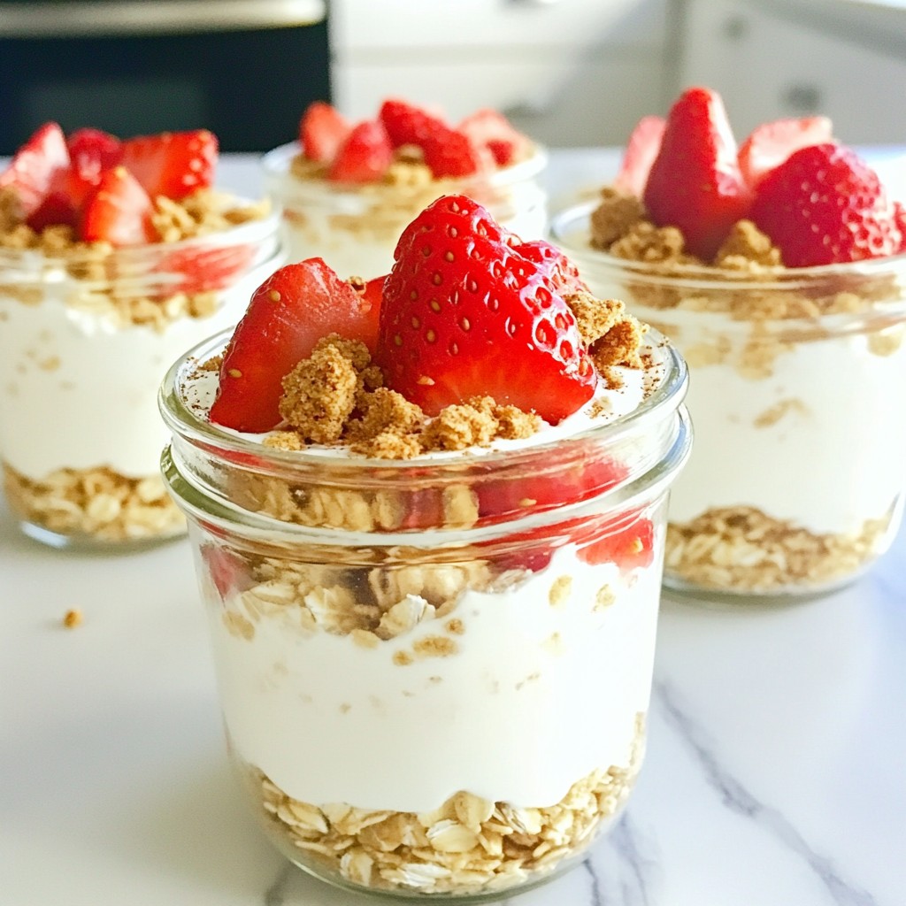 Strawberry Cheesecake Overnight Oats Tasty Recipe
