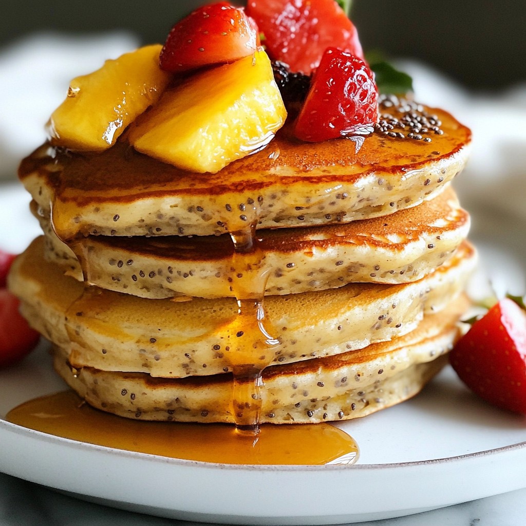 Fluffy Air Fryer Chia Seed Pancakes Recipe Delight