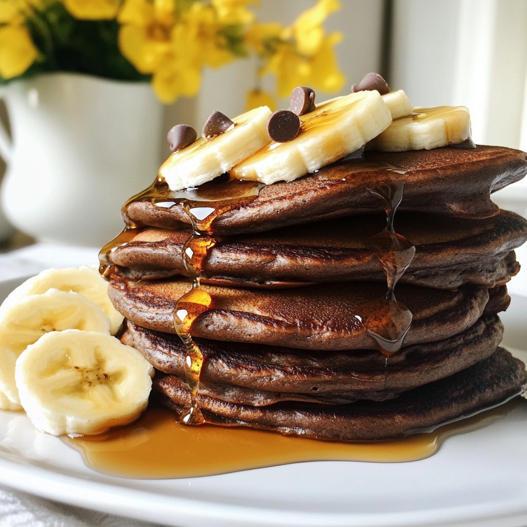Chocolate Chip Protein Pancakes Tasty and Quick Recipe