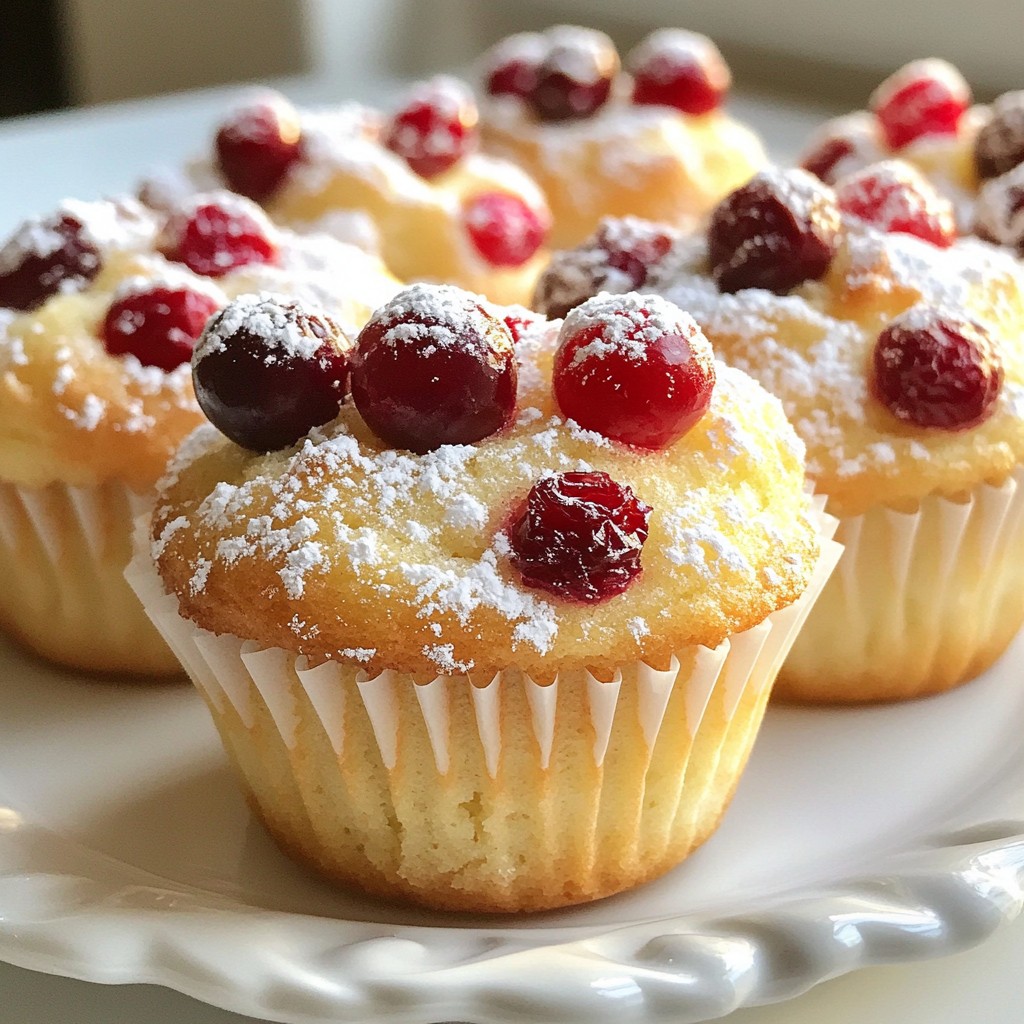 Lemon Cranberry Muffins Flavorful and Easy Delight