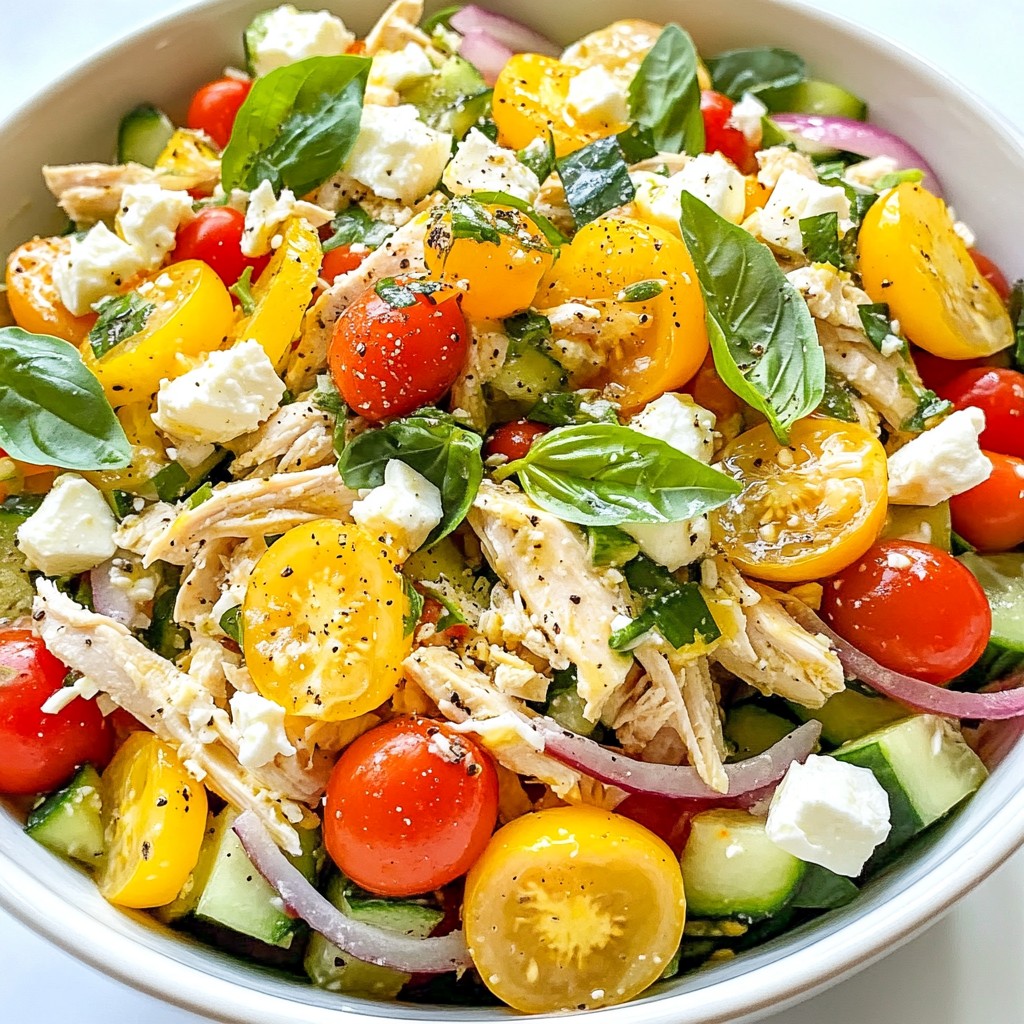Lemon Basil Chicken Salad Refreshing and Healthy Choice