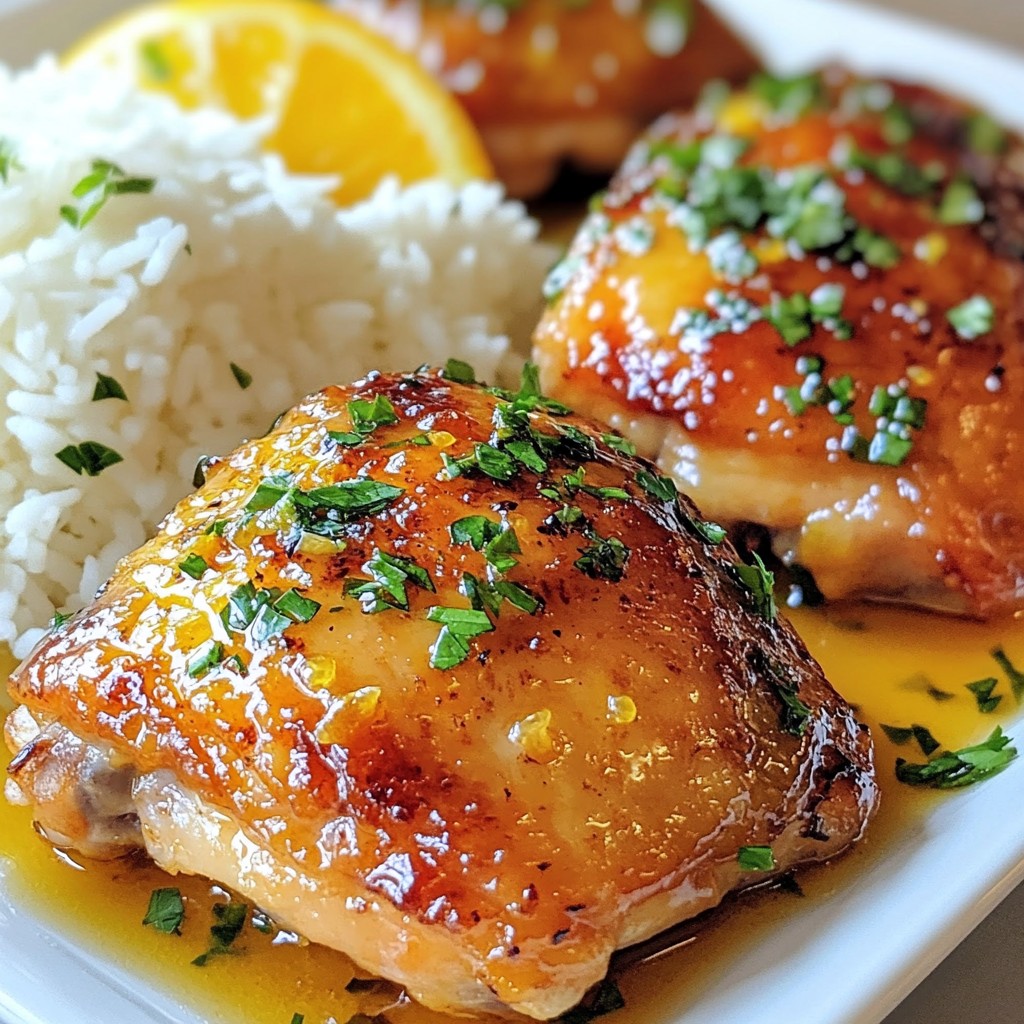 Honey Citrus Glazed Chicken Delicious and Easy Recipe