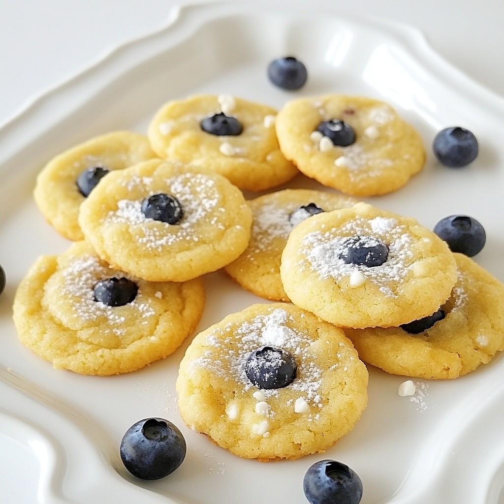 Lemon Blueberry Cheesecake Cookies Easy and Tasty Treat