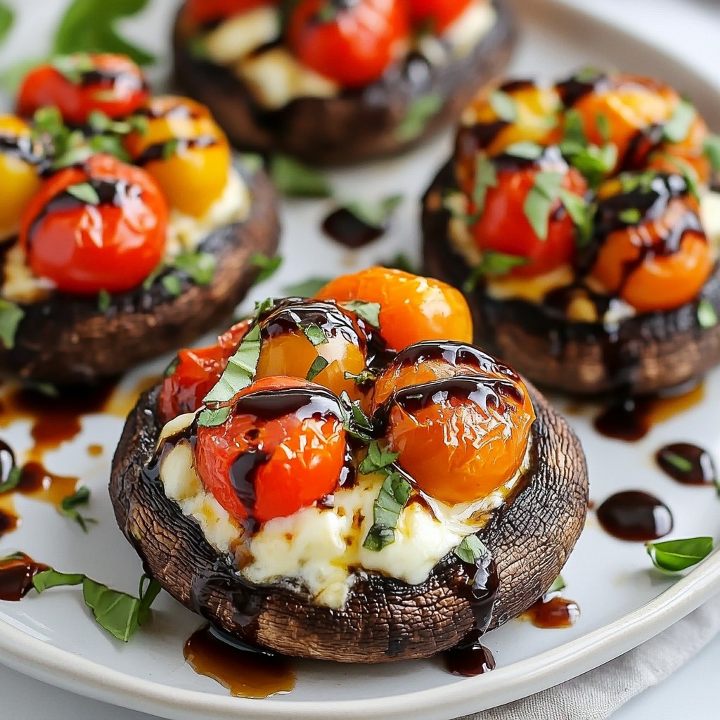 Caprese Stuffed Portobellos Flavorful and Easy Recipe