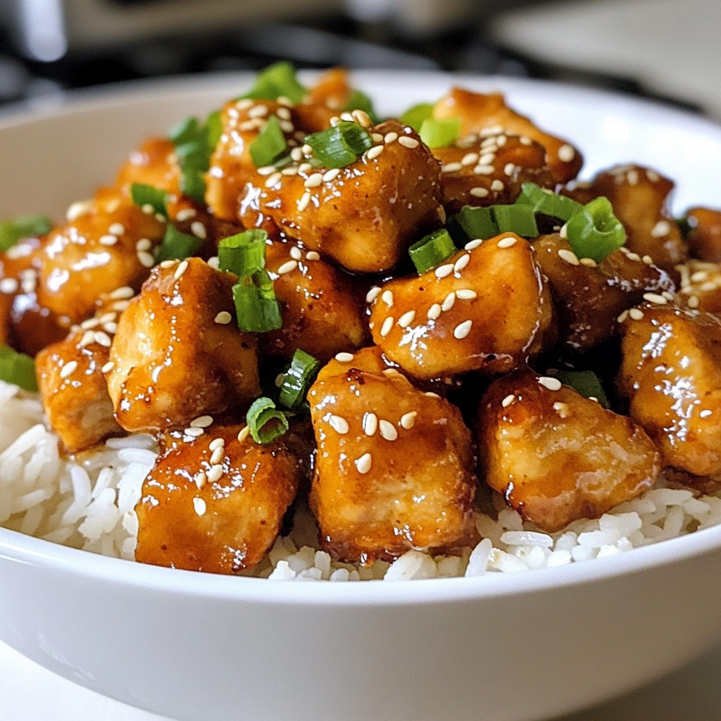 Honey Garlic Sesame Chicken Flavorful Dinner Delight