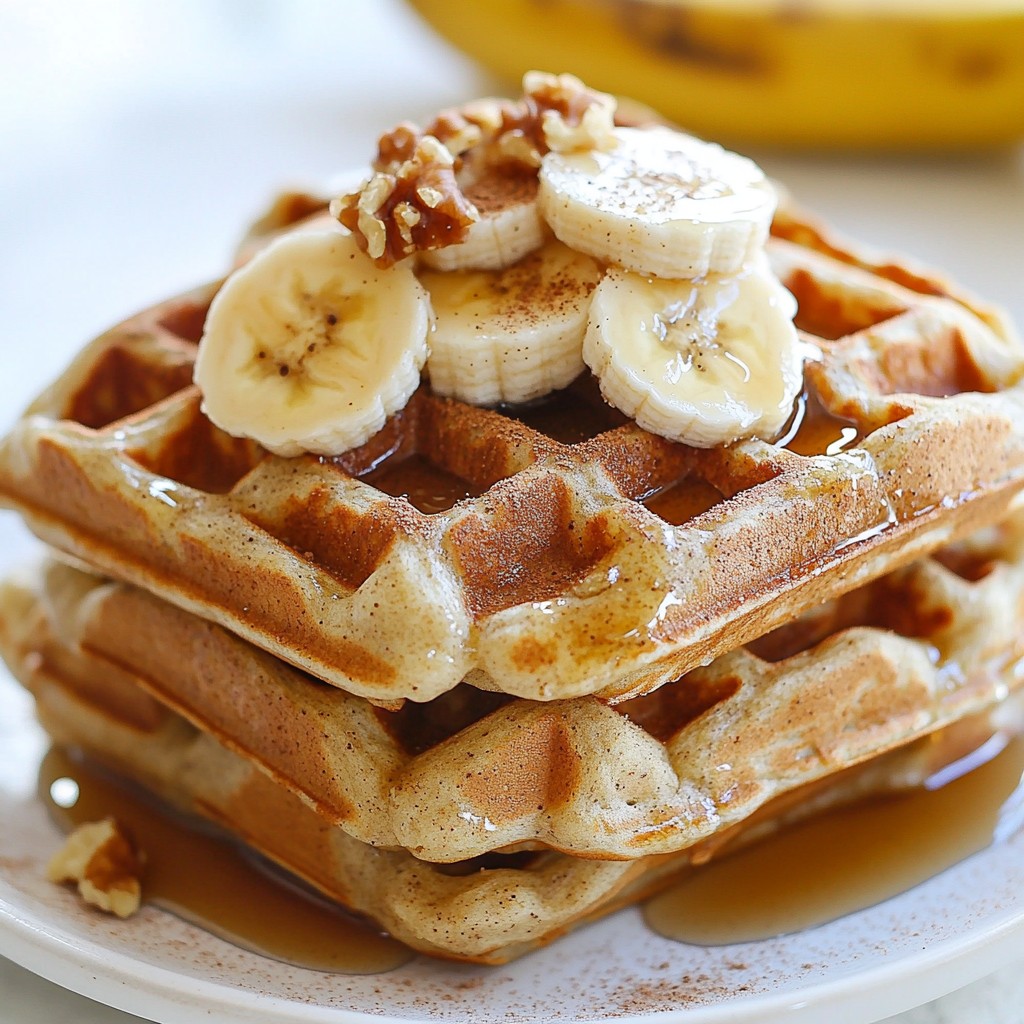 Banana Bread Waffles Easy and Flavorful Recipe
