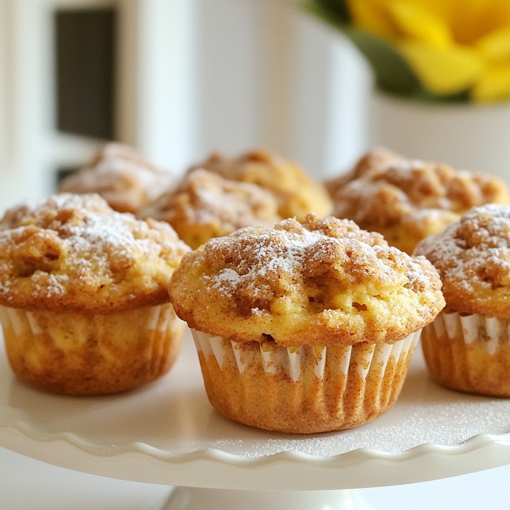 Cinnamon Sugar Coffee Cake Muffins Soft and Tasty Delight
