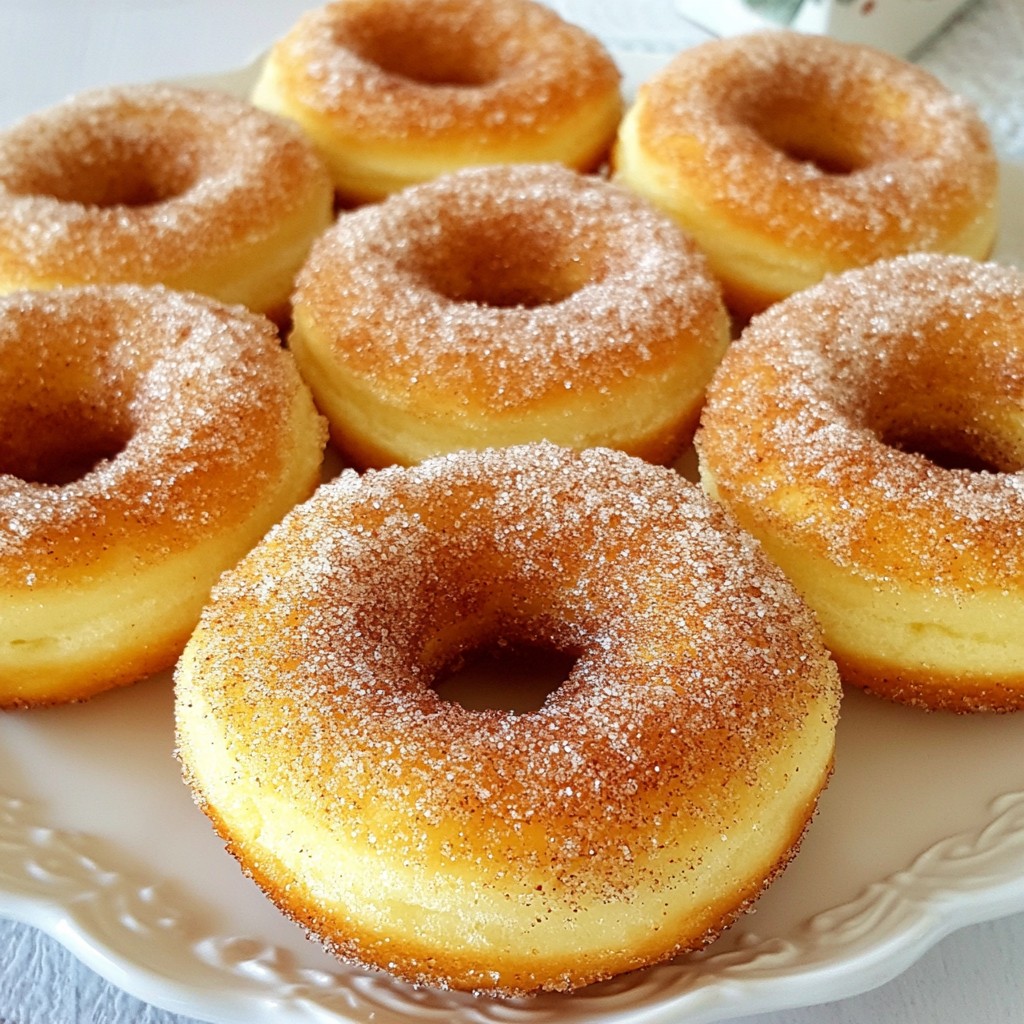 Cinnamon Sugar Baked Donuts Irresistible Treat Recipe